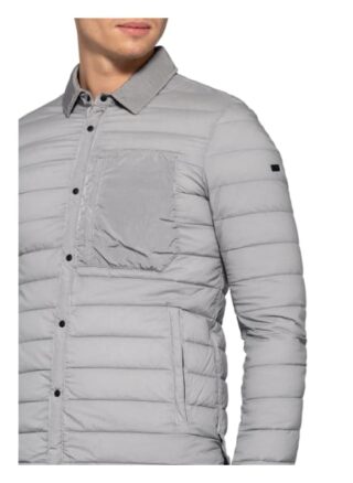 DUNO Parker Tissi Daunenjacke Herren, Grau