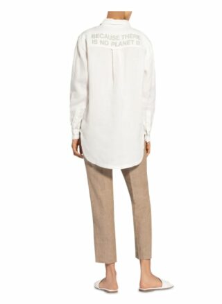 Ecoalf Hemdbluse Aus Leinen weiss