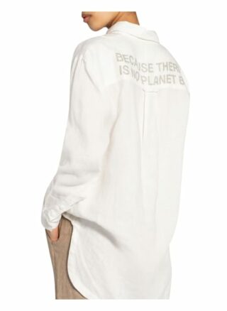 Ecoalf Hemdbluse Aus Leinen weiss