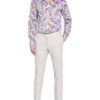 Eduard Dressler Anzughose Shaped Fit Mit Leinen weiss