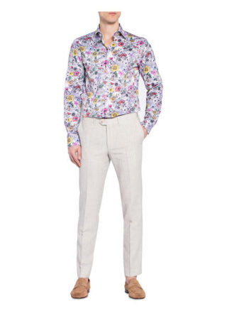 Eduard Dressler Anzughose Shaped Fit Mit Leinen weiss