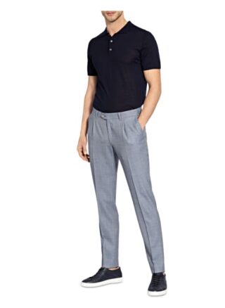 EDUARD DRESSLER Anzughose Herren, Blau