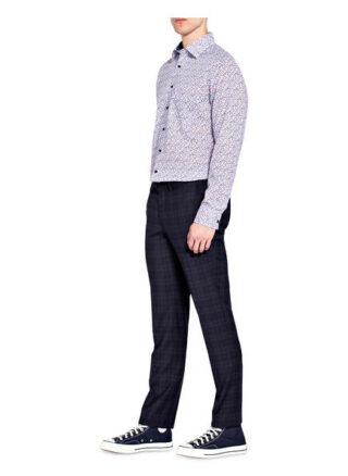 Eduard Dressler Anzughose Shaped Fit blau
