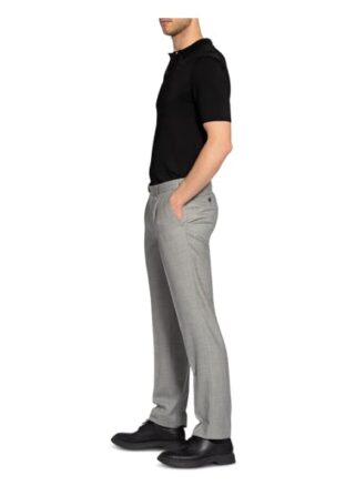 Eduard Dressler Anzughose Shaped Fit grau