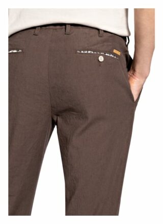 Eduard Dressler Chino Mit Leinen braun