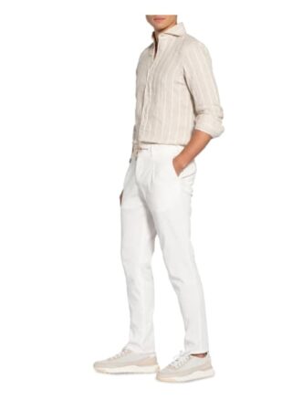 Eduard Dressler Chino Mit Leinen weiss
