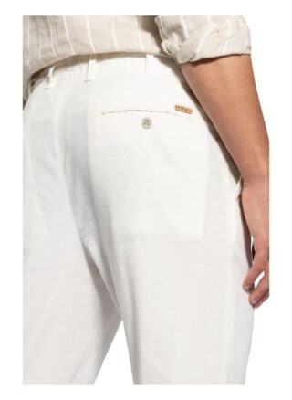 Eduard Dressler Chino Mit Leinen weiss
