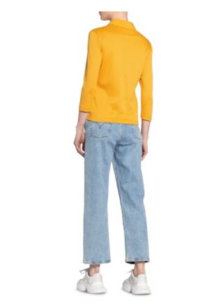 Efixelle Jersey-Poloshirt Mit 3/4-Arm beige