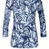 Efixelle Shirt Mit 3/4-Arm blau