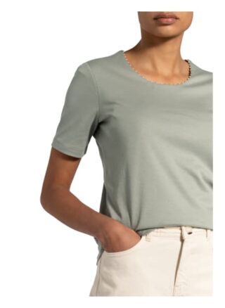 Efixelle T-Shirt Mit Perlenbesatz gruen