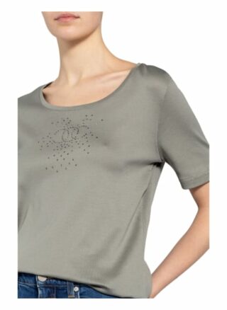 Efixelle T-Shirt Mit Schmucksteinbesatz gruen