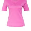 Efixelle T-Shirt Mit Schmucksteinbesatz pink