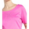 Efixelle T-Shirt Mit Schmucksteinbesatz pink