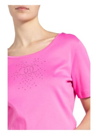 Efixelle T-Shirt Mit Schmucksteinbesatz pink