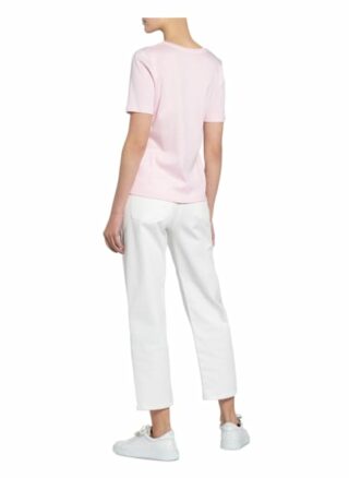 Efixelle T-Shirt Mit Schmucksteinbesatz rosa