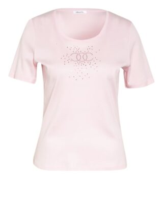 Efixelle T-Shirt Mit Schmucksteinbesatz rosa