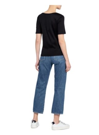 Efixelle T-Shirt Mit Schmucksteinbesatz schwarz
