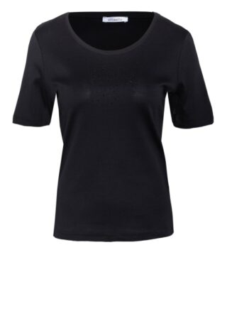 Efixelle T-Shirt Mit Schmucksteinbesatz schwarz