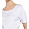 Efixelle T-Shirt Mit Schmucksteinbesatz weiss