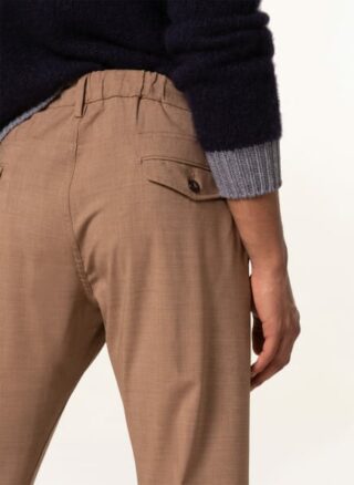 Eleventy Chino Im Jogging-Stil Extra Slim Fit beige