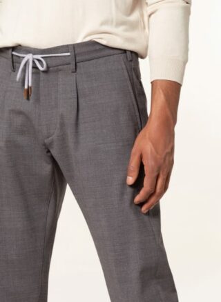 Eleventy Chino Im Jogging-Stil Extra Slim Fit grau