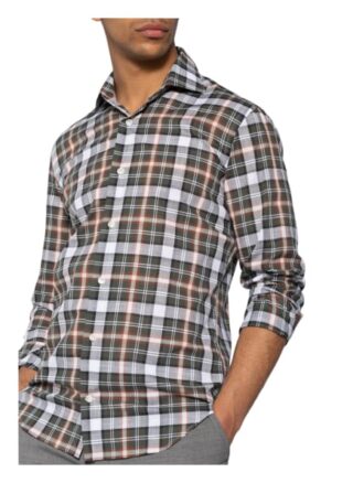 Eleventy Hemd Extra Slim Fit gruen