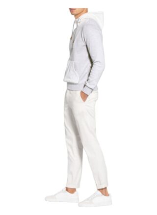 Eleventy Hoodie Im Materialmix grau