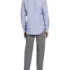 Eleventy Leinenhemd Regular Fit blau