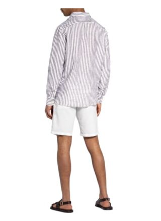 Eleventy Leinenhemd Regular Fit braun