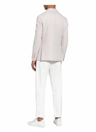 Eleventy Sakko Extra Slim Fit Mit Leinen weiss
