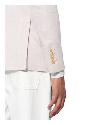 Eleventy Sakko Extra Slim Fit Mit Leinen weiss