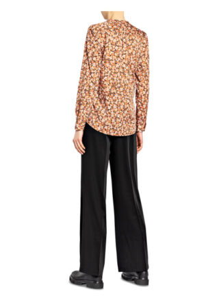 Emily Blusenshirt Mit Galonstreifen beige