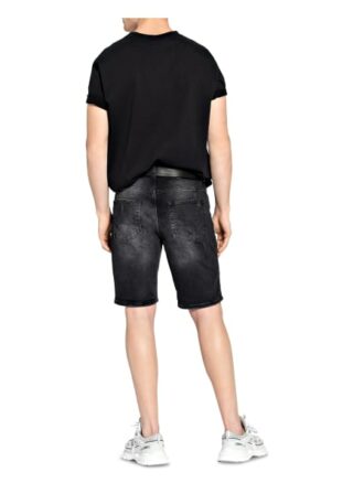 ER ELIAS RUMELIS Er Florian Jeans-Shorts Herren, Schwarz