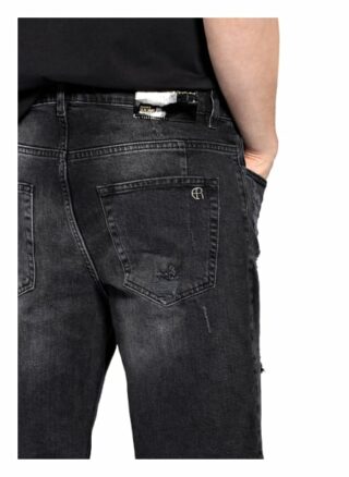 Er Elias Rumelis Jeans-Shorts Er Florian schwarz