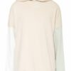 ER ELIAS RUMELIS Erwilla Oversized-Hoodie Herren, Beige