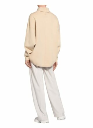Er Elias Rumelis Oversized-Rollkragenpullover Ermiranda beige