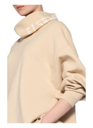 Er Elias Rumelis Oversized-Rollkragenpullover Ermiranda beige