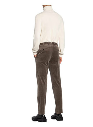 Ermenegildo Zegna Anzughose Milano Extra Slim Fit Aus Cord beige