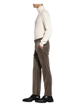 Ermenegildo Zegna Anzughose Milano Extra Slim Fit Aus Cord beige