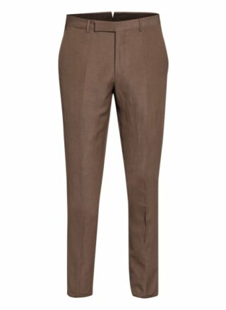 Ermenegildo Zegna Anzughose Trofeo Slim Fit Mit Leinen braun