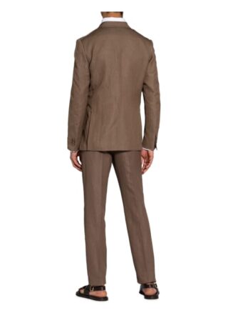 Ermenegildo Zegna Anzugsakko Trofeo Extra Slim Fit Mit Leinen braun