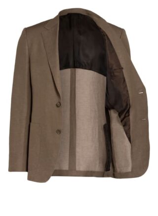Ermenegildo Zegna Anzugsakko Trofeo Extra Slim Fit Mit Leinen braun
