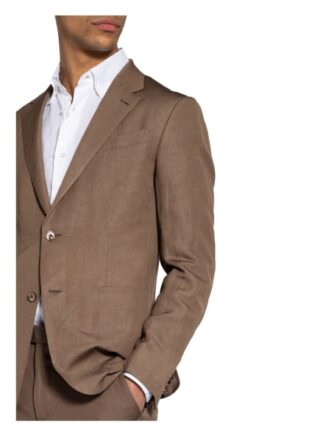 Ermenegildo Zegna Anzugsakko Trofeo Extra Slim Fit Mit Leinen braun