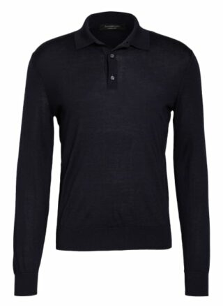 Ermenegildo Zegna Cashmere-Poloshirt Mit Seide blau