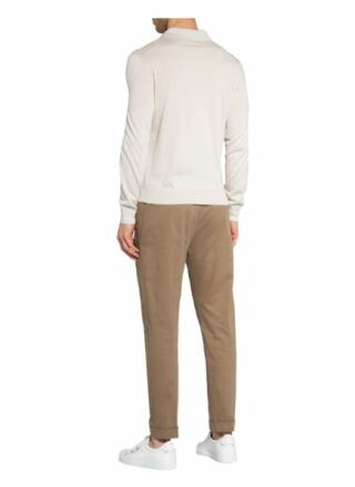 Ermenegildo Zegna Cashmere-Poloshirt Mit Seide weiss