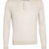 Ermenegildo Zegna Cashmere-Poloshirt Mit Seide weiss