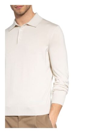 Ermenegildo Zegna Cashmere-Poloshirt Mit Seide weiss