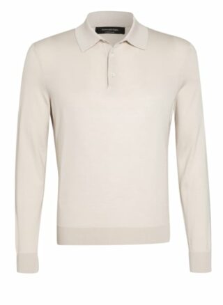 Ermenegildo Zegna Cashmere-Poloshirt Mit Seide weiss