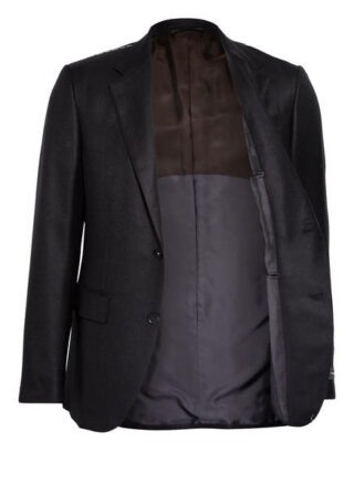 Ermenegildo Zegna Cashmere-Sakko Milano Slim Fit schwarz