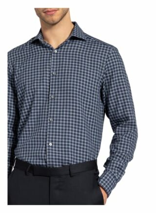 Ermenegildo Zegna Hemd Cashco Regular Fit blau